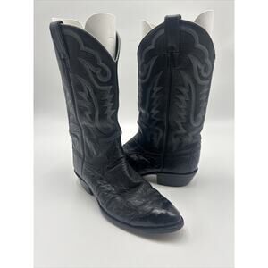 Vintage Justin EXOTIC LEATHER WESTERN COWBOY Boot Men’s Size 9.5EE MADE IN USA